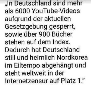 Zensur Deutschland